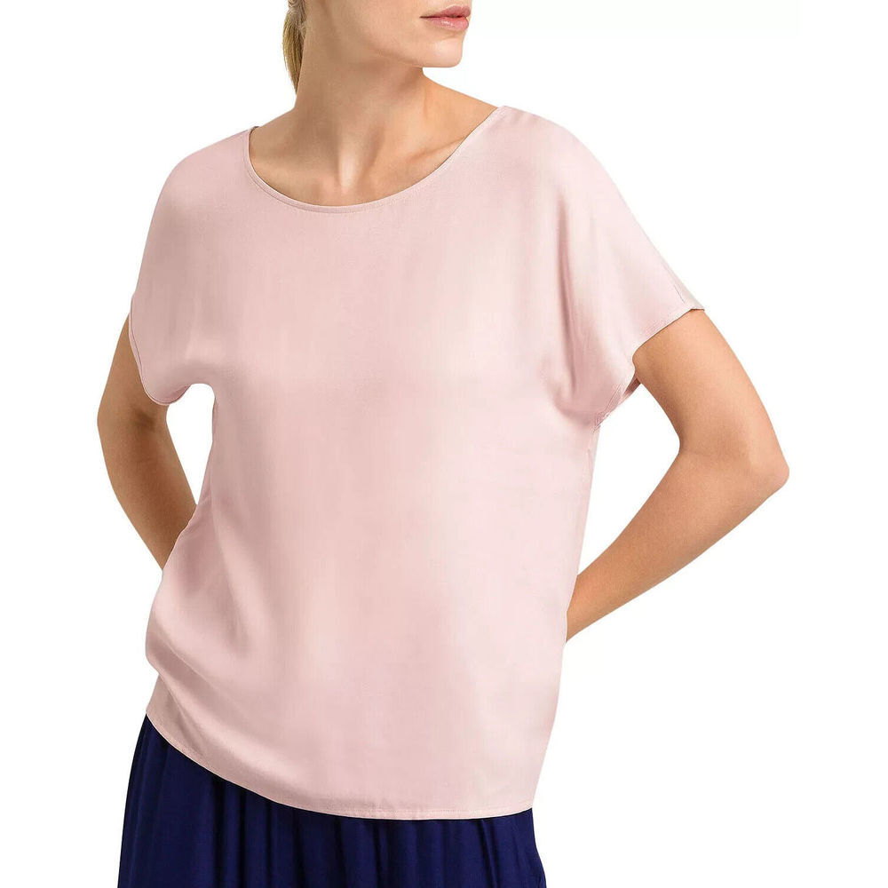 HANRO Favourites Short Sleeve Top Lotus Medium M